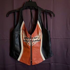 Leather Halter Top Harley-Davidson